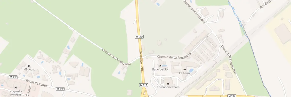 Plan du 9546 Rte de Sète à Saint-Jean-de-Védas