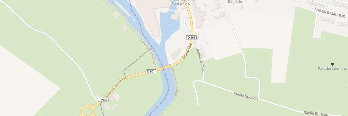 Plan du 1 Gr Gd Rue à Pont-sur-Sambre