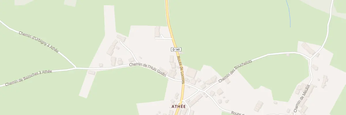 Plan du 6 Rte de Lormes à Empury