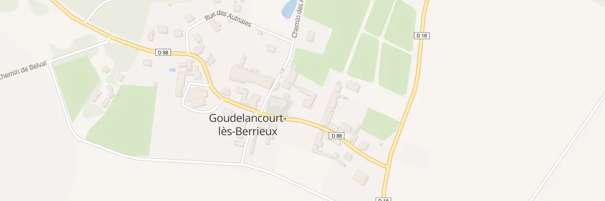 Plan du 8 Rue Mal Leclerc de Hauteclocqu à Goudelancourt-lès-Berrieux