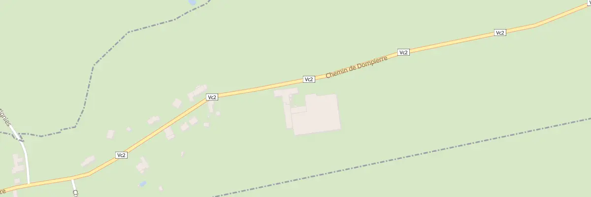 Plan du 76 Che de Dompierre à Petit-Fayt