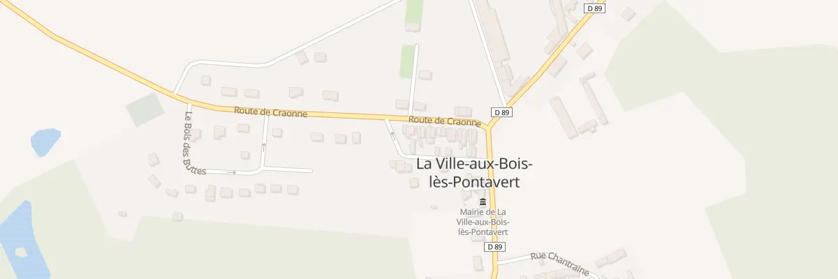 Plan du 21 Rte de Craonne à La Ville-aux-Bois-lès-Pontavert
