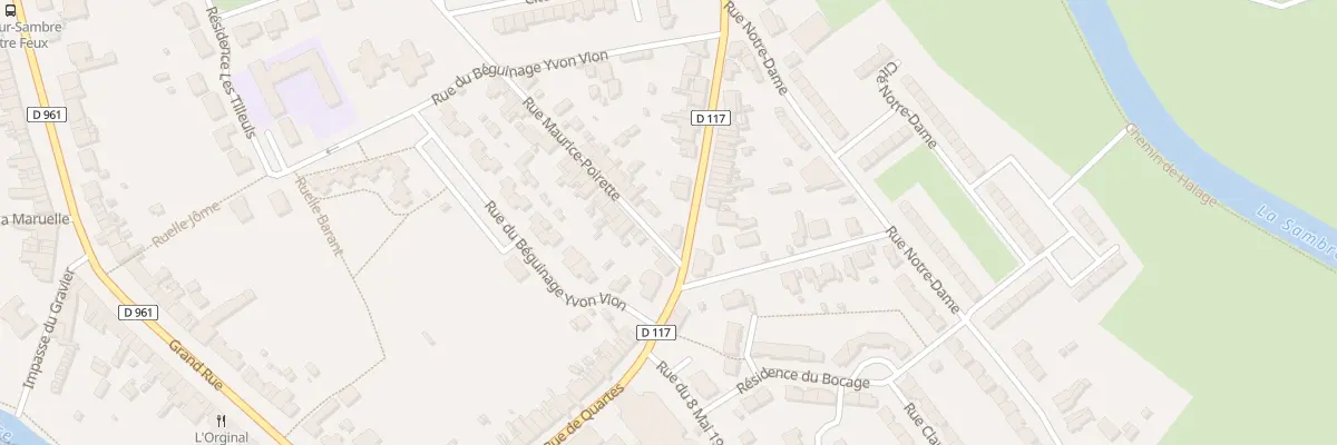 Plan du 77 Rue de Quartes à Pont-sur-Sambre