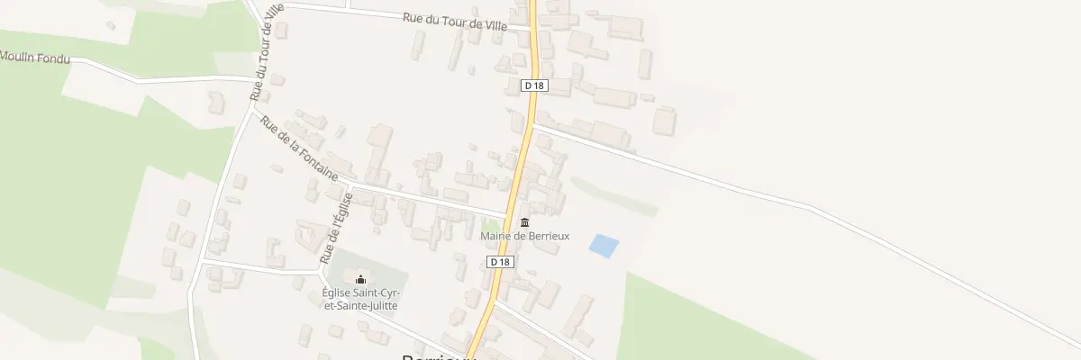 Plan du 22 Rue Principale à Berrieux