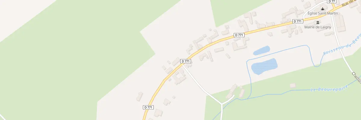 Plan du 28 Rue de Voulpaix à Laigny