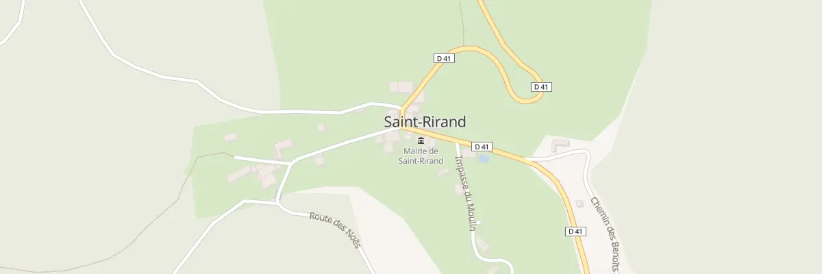 Plan du 45 Rte des Noes à Saint-Rirand
