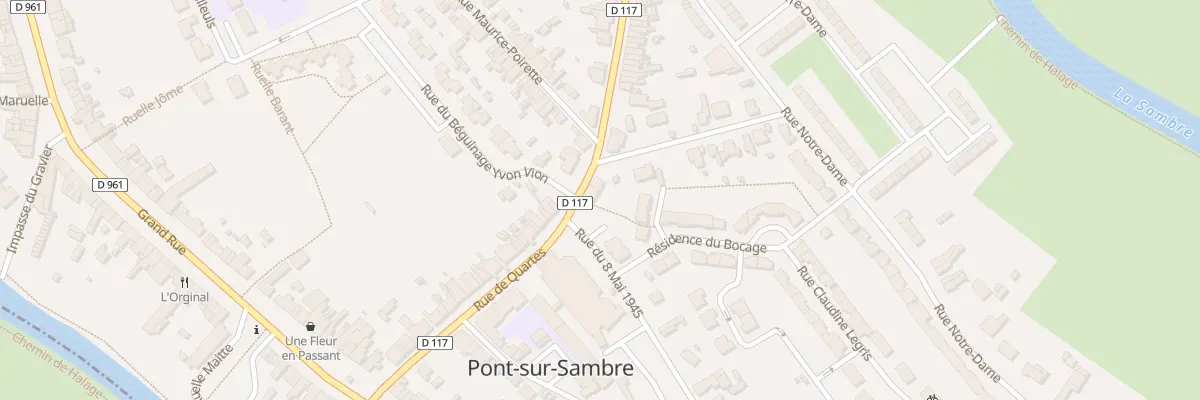 Plan du 64 Rue de Quartes à Pont-sur-Sambre