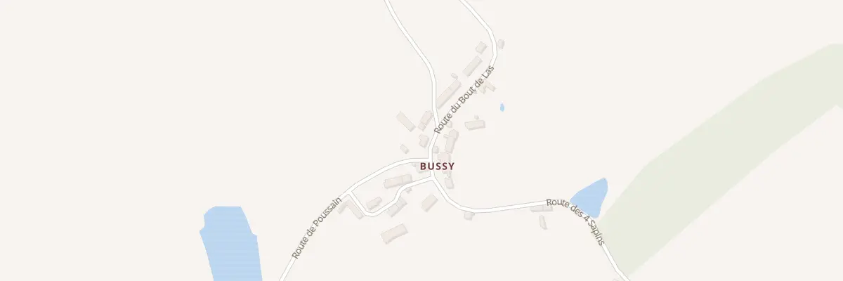 Plan du 154 Bussy à Blismes