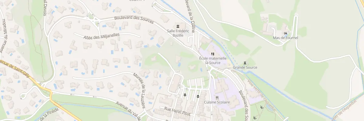 Plan du 670 Bd des Sources à Saint-Clément-de-Rivière