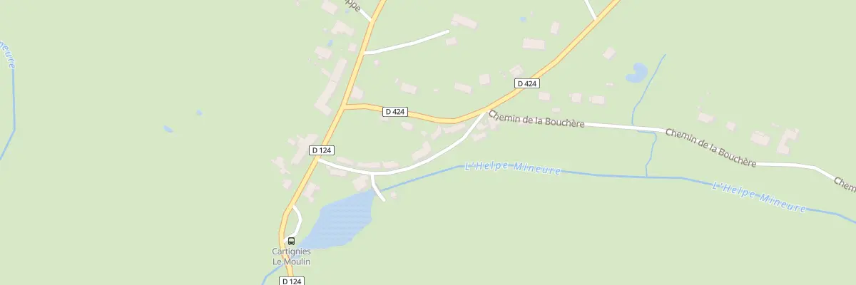 Plan du 100 Rte d’Avesnes à Cartignies