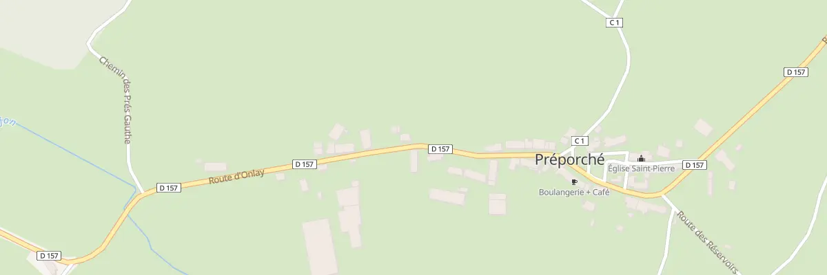 Plan du 731 Rte d’Onlay à Préporché