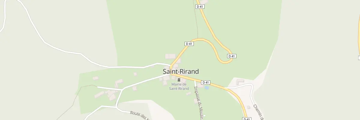 Plan du 34 Rte de la Croix du Sud à Saint-Rirand
