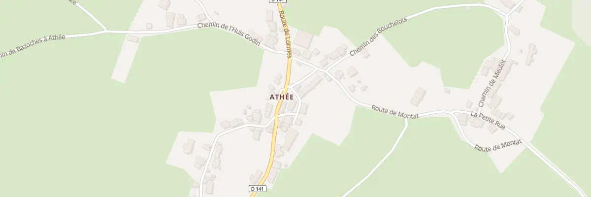 Plan du 7 Rte de Lormes à Saint-André-en-Morvan