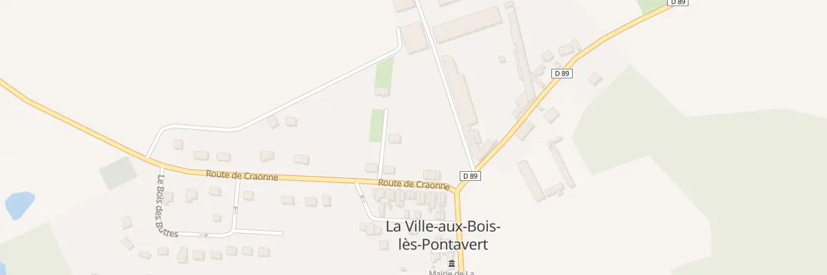 Plan du 22 Rte de Craonne à La Ville-aux-Bois-lès-Pontavert