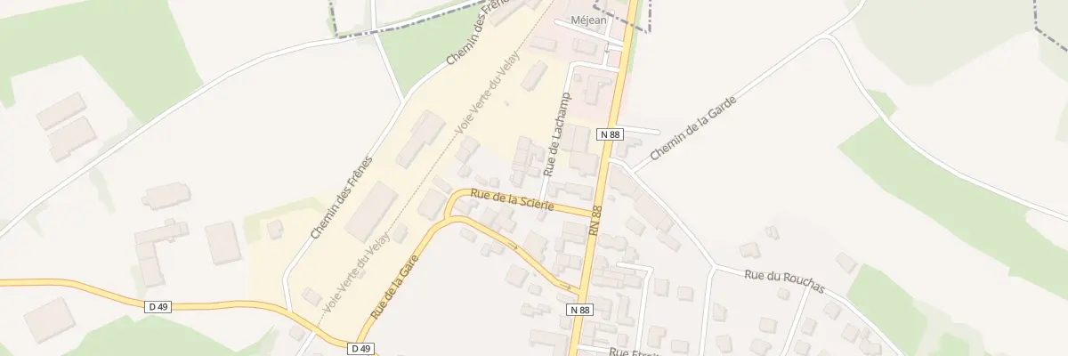 Plan du 8 Rue de Lachamp à Costaros