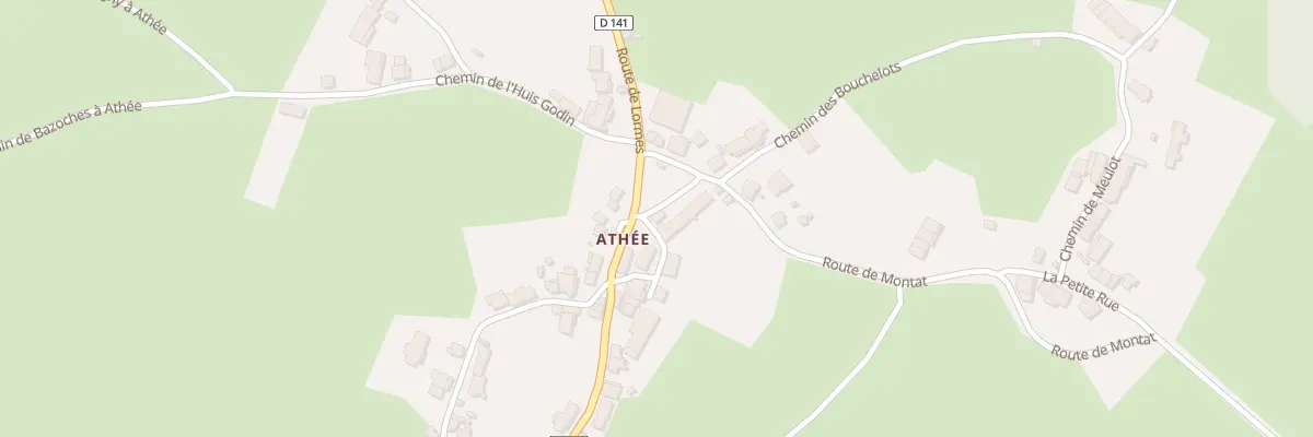 Plan du 2 Che des Bouchelots à Saint-André-en-Morvan