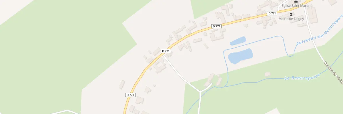 Plan du 17 Rue de Voulpaix à Laigny