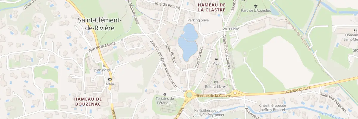 Plan du 10 All du Roc à Saint-Clément-de-Rivière