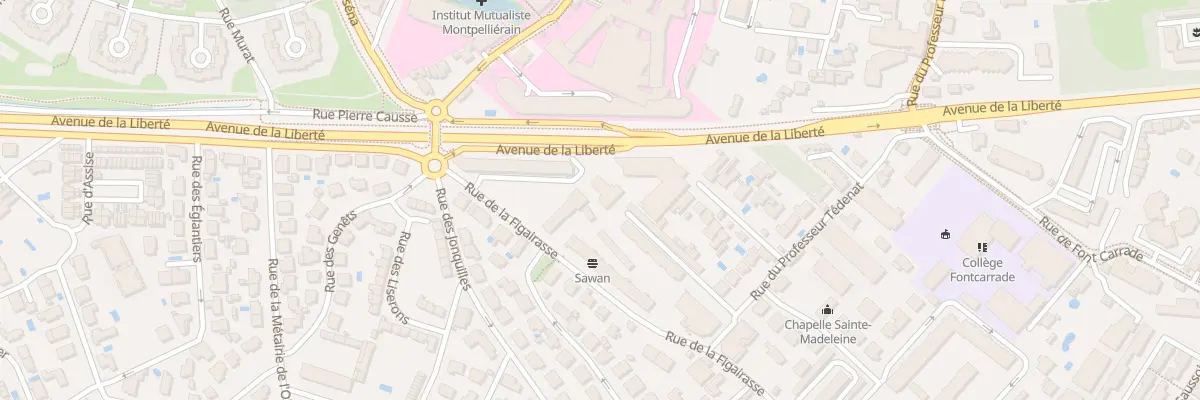 Plan du 13 Rue de la Figairasse à Montpellier