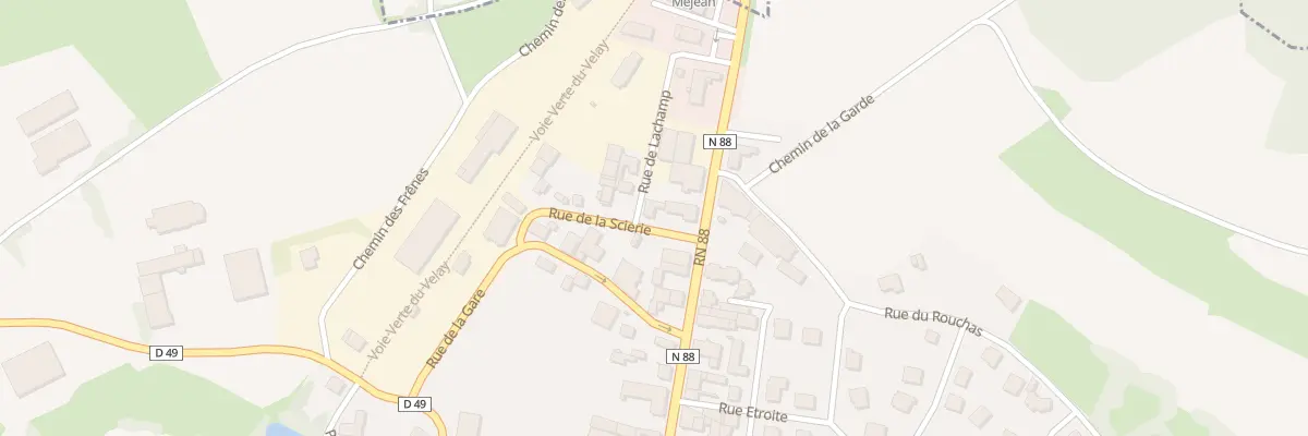 Plan du 7 Rue de Lachamp à Costaros