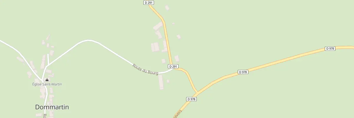 Plan du 10 Rte de Blismes à Dommartin
