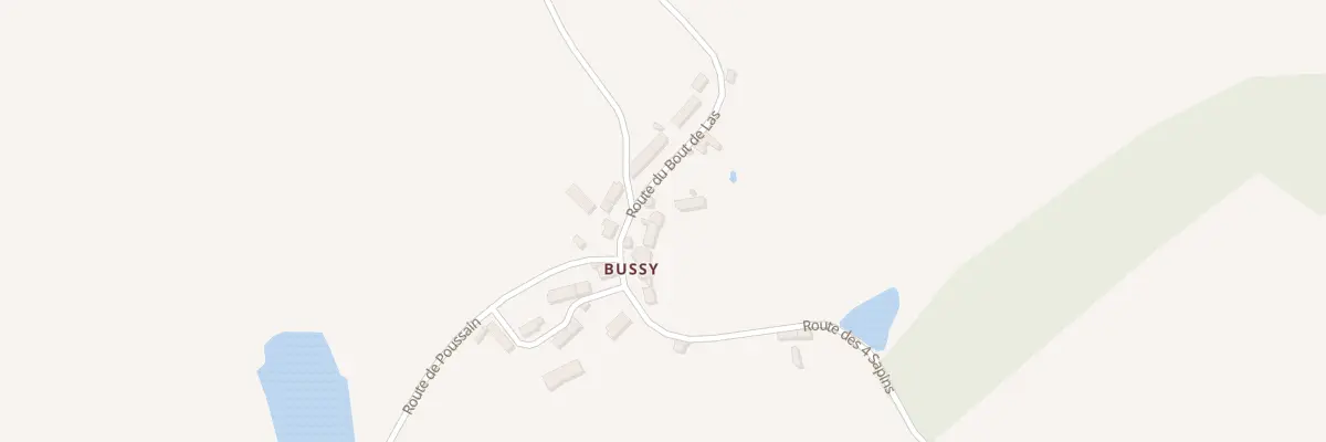 Plan du 152 Bussy à Blismes