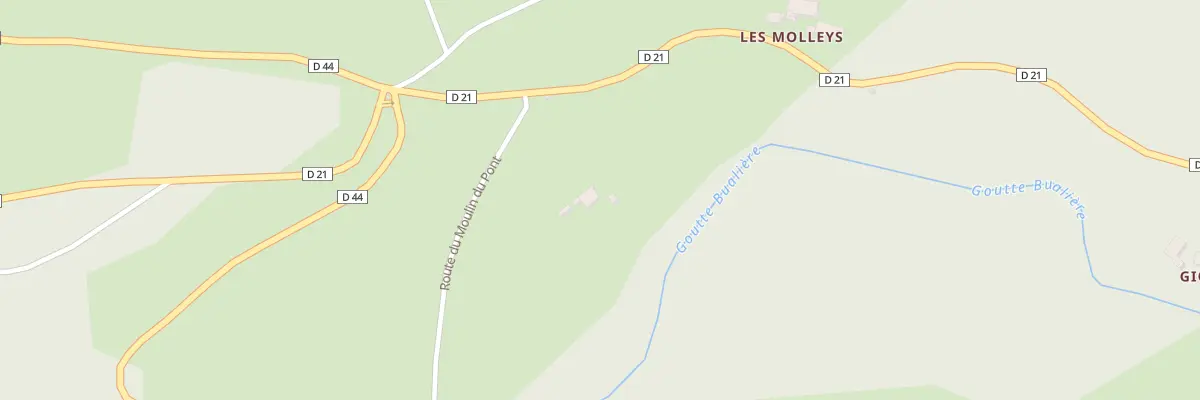 Plan du 1 Rue des Jardins à La Côte-Saint-Didier
