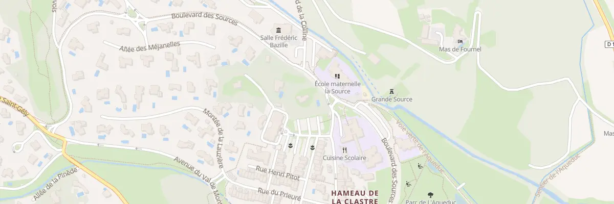 Plan du 705 Bd des Sources à Saint-Clément-de-Rivière