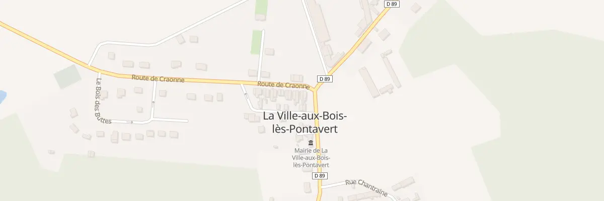 Plan du 3 Rte de Craonne à La Ville-aux-Bois-lès-Pontavert