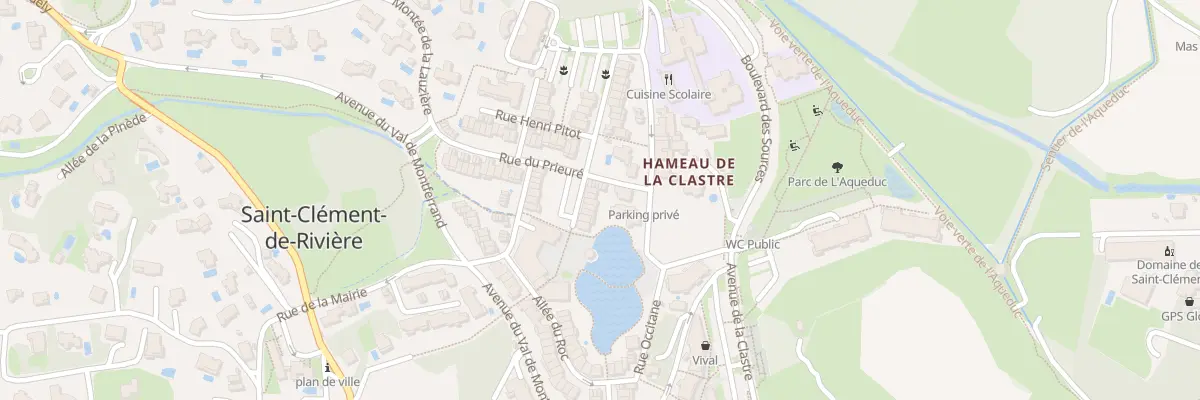 Plan du 5176F Rue Saint Benoit d’Aniane à Saint-Clément-de-Rivière