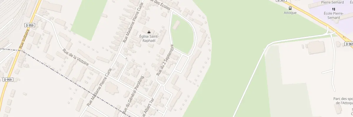 Plan du 32 Rue André Baudez à Aulnoye-Aymeries