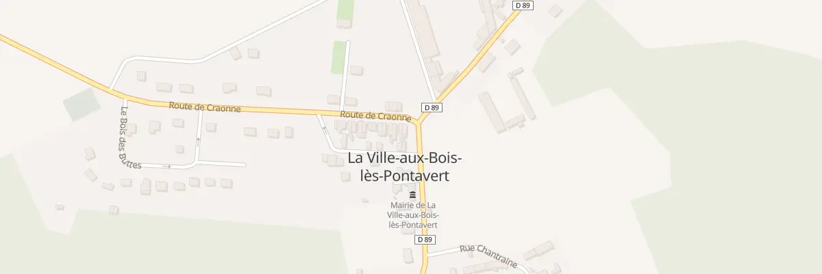Plan du 1 Rte de Craonne à La Ville-aux-Bois-lès-Pontavert