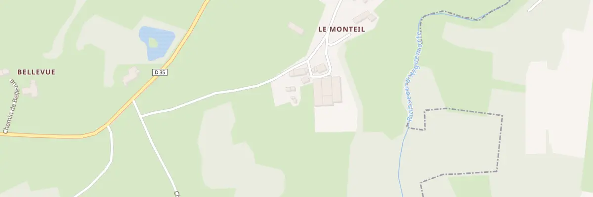 Plan du 5180 Le Monteil à Chomelix
