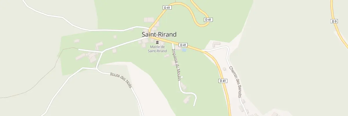 Plan du 52 Imp du Moulin à Saint-Rirand