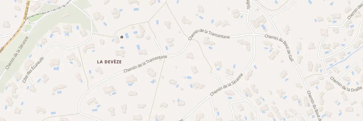 Plan du 317 Che de la Tramontane à Montferrier-sur-Lez