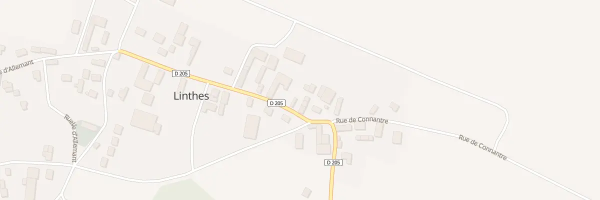 Plan du 303 Rue des Potaits à Linthes