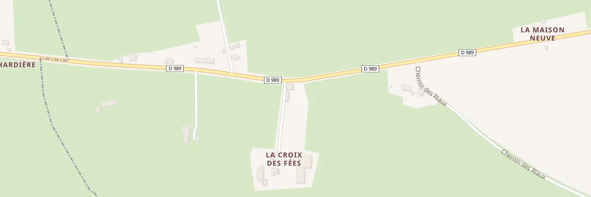 Plan du 5084 La Croix des Fees à Neuilly-en-Donjon