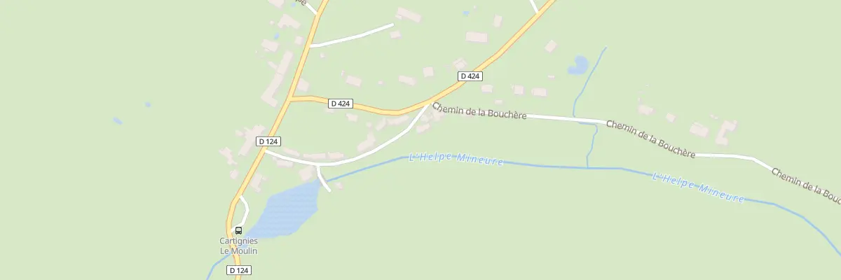 Plan du 160 Rle du Moulin à Cartignies