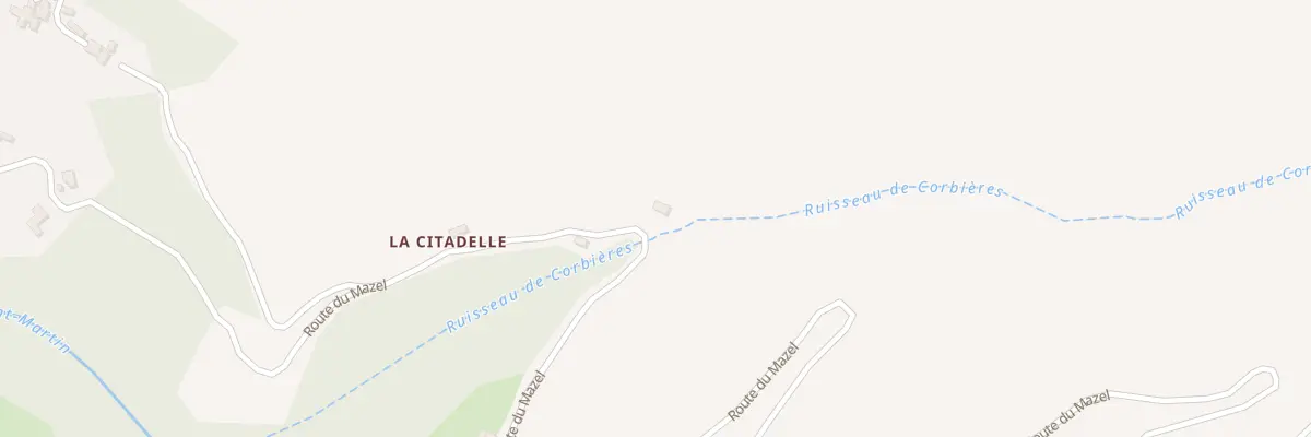 Plan du 5374 Encourbieres à Saint-Étienne-Vallée-Française