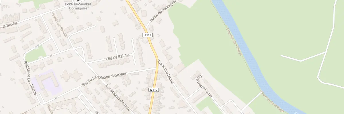 Plan du 1 Rue Notre Dame à Pont-sur-Sambre