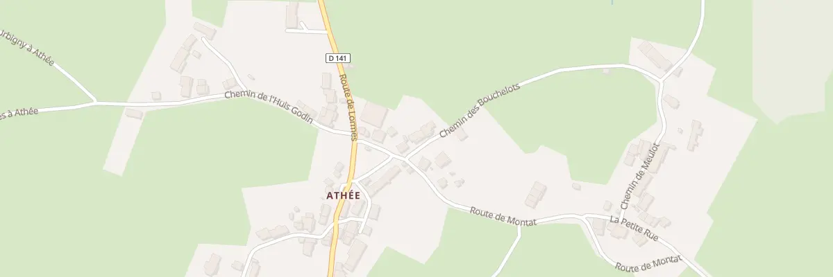 Plan du 3 Che des Bouchelots à Saint-André-en-Morvan