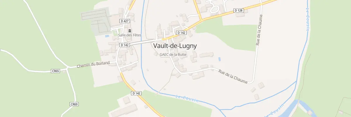 Plan du 5 Rue de la Chaume à Vault-de-Lugny