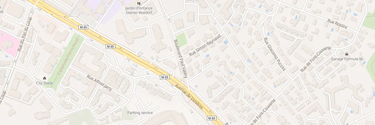 Plan du 2 Rue Simon Reynaud à Montpellier