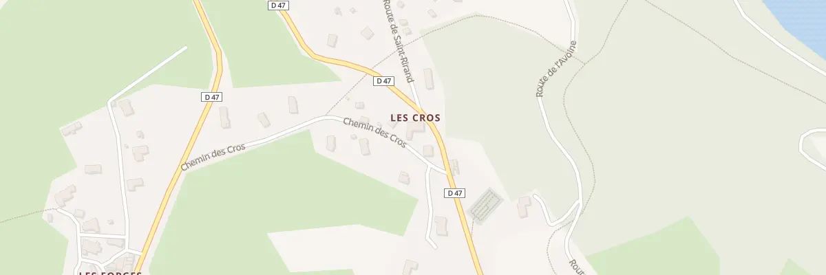 Plan du 42 Che des Cros aux Noës