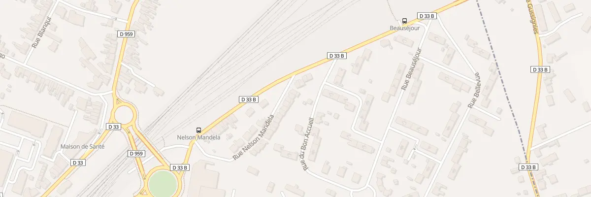 Plan du 3 Rue Nelson Mandela à Aulnoye-Aymeries