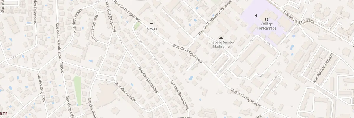 Plan du 22 Rue de la Figairasse à Montpellier