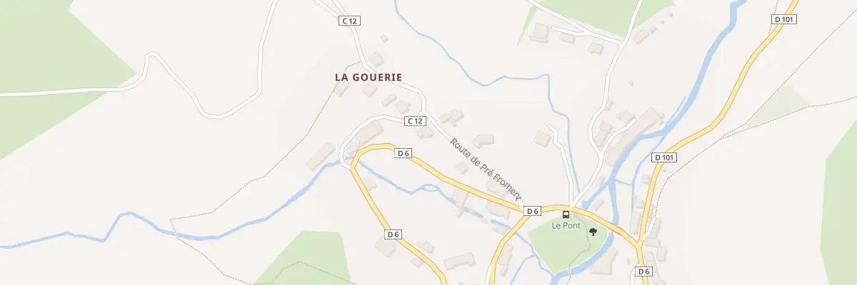 Plan du 134 Rte du Cheix à Chalmazel-Jeansagnière