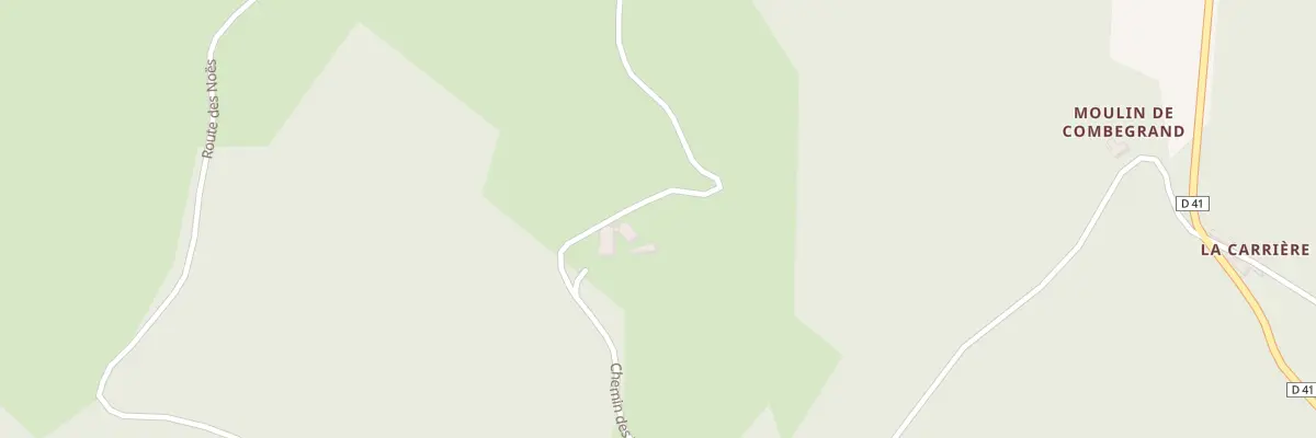 Plan du 5009 Combregrand Nord à Saint-Rirand