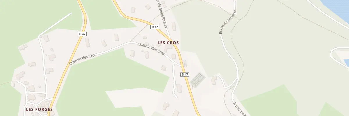 Plan du 5251 Les Cros Sud aux Noës