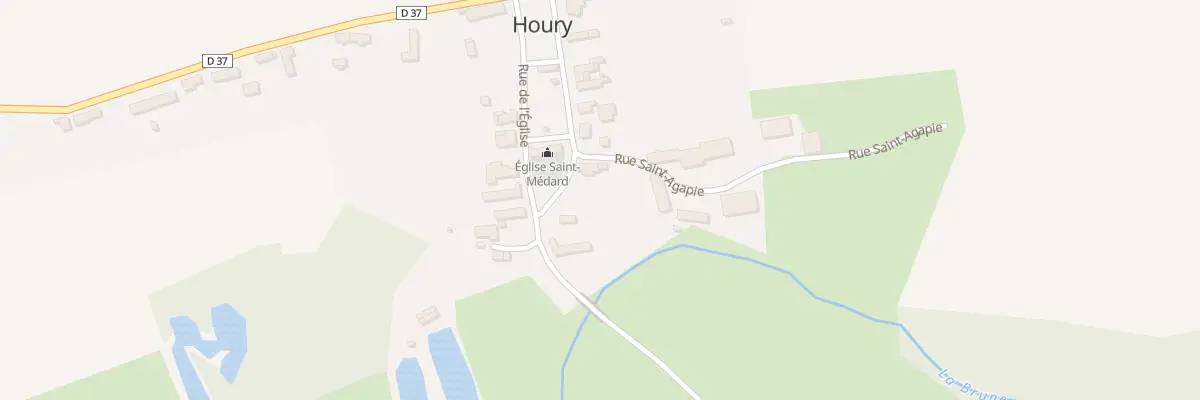 Plan du 15 Rue de la Brune à Houry